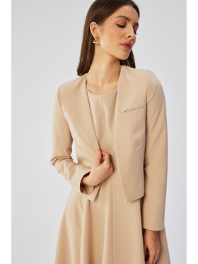 Stylove Stylove Marynarka S368 Beżowy Comfortable Fit