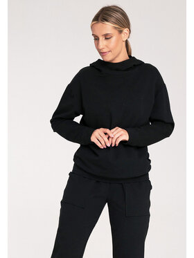 FIGL FIGL Mikina M1034 Čierna Regular Fit