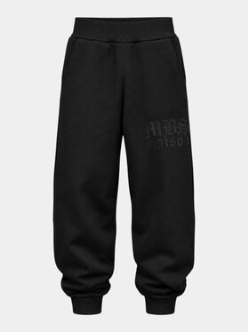 MADE BY SOCIETY MADE BY SOCIETY Spodnie materiałowe Wraith Black - P37872 Czarny Basic Fit