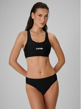 4F 4F Góra od bikini FOB SUMMER BEACHWEAR Czarny