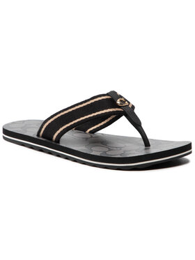 Coach Coach Japonki Zoe Webbed Flip Flop C2978 Czarny