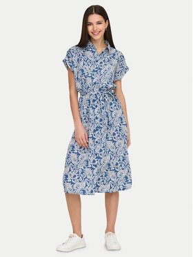 ONLY ONLY Rochie tip cămașă Hannover 15191953 Albastru Regular Fit