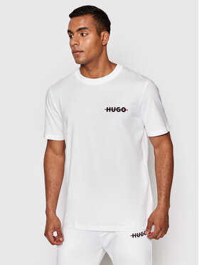 Hugo Hugo T-Shirt Drando 50471554 Biały Comfort Fit