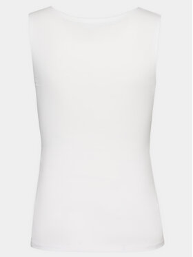 Gina Tricot Top Basic 22931 Bijela Slim Fit