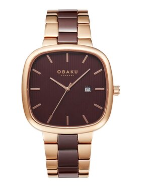 Obaku Obaku Zegarek V282GDVNCN Złoty