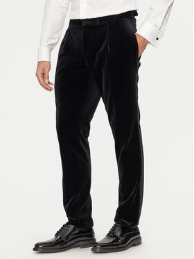HUGO Hugo Spodnie materiałowe Getlin242E1X 50524910 Czarny Slim Fit
