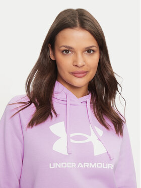 Under Armour Jopa Ua Rival Fleece Big Logo 1379501 Roza Loose Fit