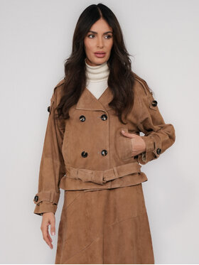 FAN LEATHER FAN LEATHER Kurtka skórzana JTLW635-55 Loose Fit