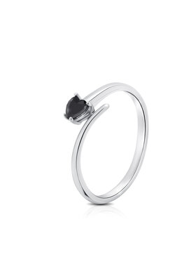 Leis Leis Anello Raffinata Placcatura in argento rodiato