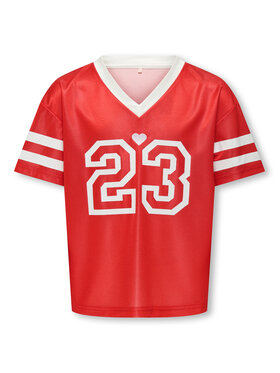 Kids ONLY Kids ONLY Футболка Lulu 15354971 Червоний Regular Fit