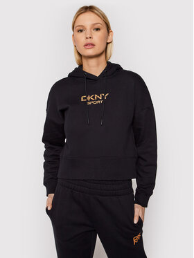 DKNY Sport DKNY Sport Суитшърт DP1T8221 Черен Relaxed Fit