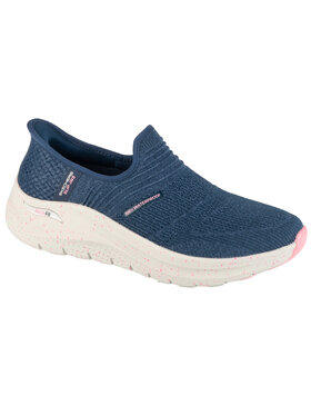Skechers Skechers Buty do biegania Skechers Slip-ins: Arch Fit 2.0 - Right As Rain Granatowy