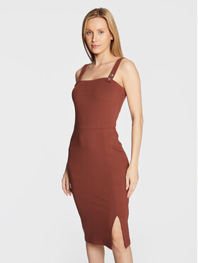 Guess Guess Ikdienas kleita W2YK17 K8RT2 Brūns Regular Fit