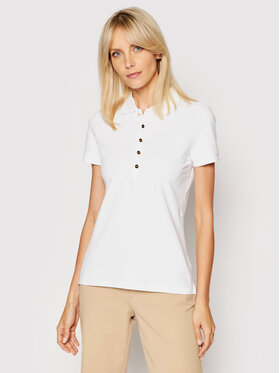 LAUREN RALPH LAUREN LAUREN RALPH LAUREN Polo 200679219008 Biały Regular Fit