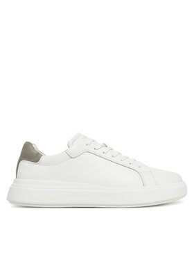 Calvin Klein Calvin Klein Сникърси Low Top Lace Up Lth HM0HM01016 Бял