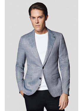 Lancerto Lancerto Marynarka Arborea MA131125000008 Szary Slim Fit