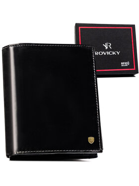 Rovicky Rovicky Duży Portfel Męski 22314-RVT Czarny