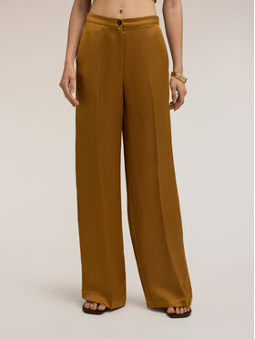 Motivi Motivi Pantaloni di tessuto P00KQ004569N038 Giallo Over Fit