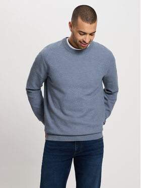 Cross Jeans Cross Jeans Sweter 34266-200 Niebieski Regular Fit