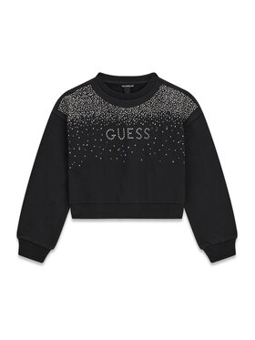 Guess Guess Μπλούζα J6BQ02 K6084 Μαύρο Relaxed Fit