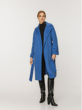 Willsoor Willsoor Płaszcz zimowy 65343 65344 Niebieski Regular Fit