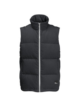 Jack Wolfskin Jack Wolfskin Kamizelka Nature Corduroy Vest M Czarny Regular Fit