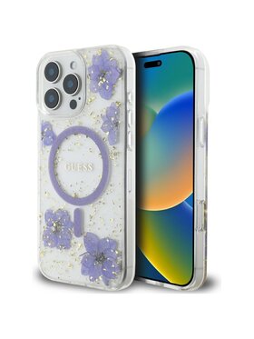 Guess Guess Etui na telefon Apple iPhone 16 Pro Max Fioletowy