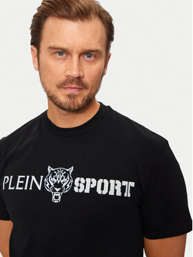 Plein Sport T-shirt AADC MTK7197 SJY001N Crna Regular Fit