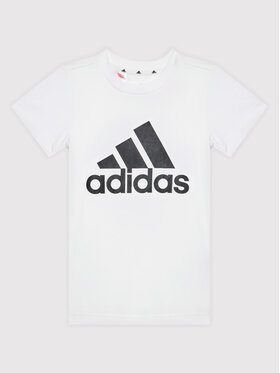 adidas adidas T-Shirt Essentials GN3994 Weiß Regular Fit