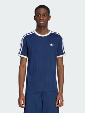 adidas adidas T-Shirt Drop Needle 3 Stripes Tee KS7448 Σκούρο μπλε Regular Fit