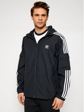 adidas adidas Jakna protiv vjetra adicolor Classics 3-Stripes GN3475 Crna Regular Fit