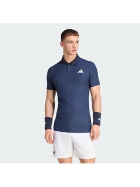 adidas adidas Koszulka techniczna 158846 Niebieski jasny Slim Fit