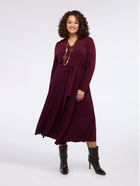 Fiorella Rubino Fiorella Rubino Vestito elegante 7081L001229N036 Bordeaux A-Line Fit