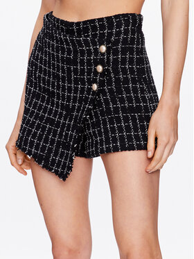 Pinko Pinko Bavlnené šortky 100407 A0IO Čierna Regular Fit