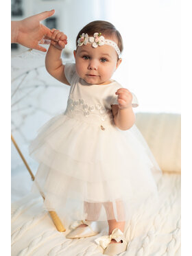 SLY SLY Sukienka 1/SMM/04B Écru Comfortable Fit