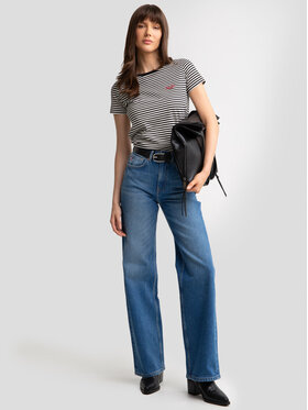 BIG STAR BIG STAR T-Shirt ZENAIDA_906_150 Czarny Basic Fit