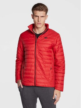 4F 4F Vatovaná bunda H4Z22-KUMP003 Červená Regular Fit