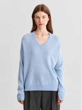 TATUUM TATUUM Sweter RETRA Niebieski Classic Fit