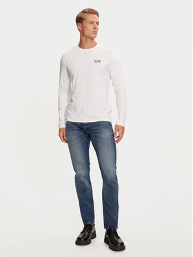 Lee Jeans Hlače Rider 112359539 Modra Straight Fit