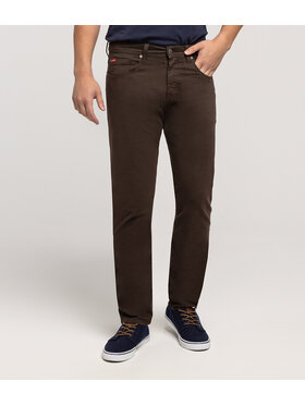 Lee Cooper Lee Cooper Chinosy LC7504 2025 Brązowy Tapered Fit