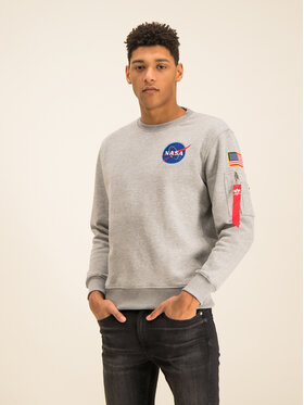 Alpha Industries Alpha Industries Sweatshirt Space Shuttle 178307 Grau Regular Fit