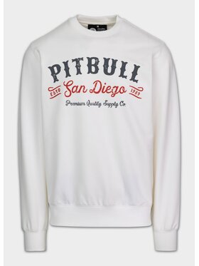 PITBULL PITBULL Bluza STRENGHT & RESPECT Biały Regular Fit