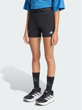 adidas adidas Szorty sportowe TECHFIT Czarny Fitted Fit