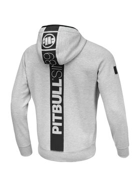 PITBULL PITBULL Bluza Bluza z kapturem Stafford M Szary Regular Fit