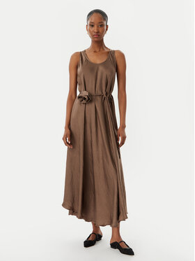 Marella Marella Sommerkleid Alcool 2613221015 Beige Regular Fit