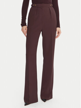 Elisabetta Franchi Elisabetta Franchi Szövet nadrág PA-099-56E2-V390 Bordó Regular Fit