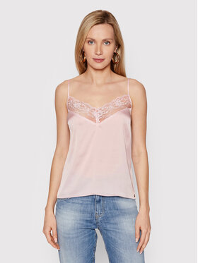 Guess Guess топ W2GH44 WD8G2 Розов Regular Fit