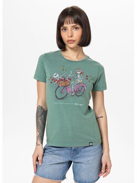 PITBULL PITBULL T-Shirt CRUISINANDBOOZIN Zielony Regular Fit