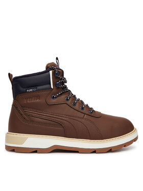 Puma Puma Pohodni čevlji Desierto v3 Puretex 393928 Temno rjava