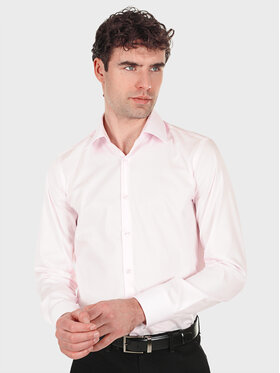 Evenemen Evenemen Koszula PLAIN SAP Różowy Slim Fit